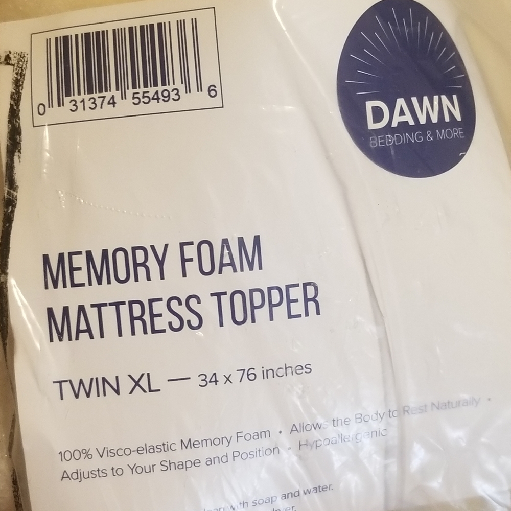 Memory Foam Mattress Topper